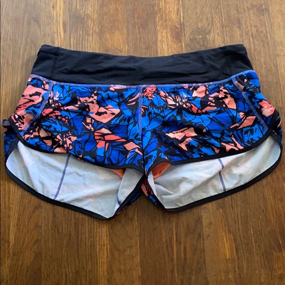 Lululemon running shorts size 8